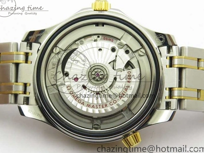 0201 2018 Seamaster Diver 300M SS YG VSF 1:1 Best Edition YG Bezel Blue Dial on SS YG Bracelet A Effortless 7897